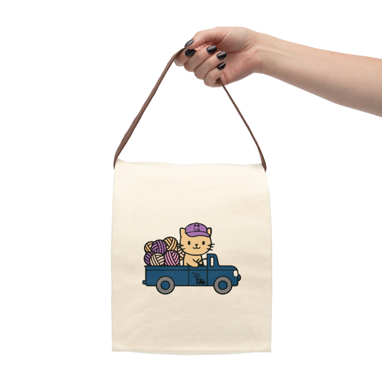 Canvas Lunch (or Yarn) Bag