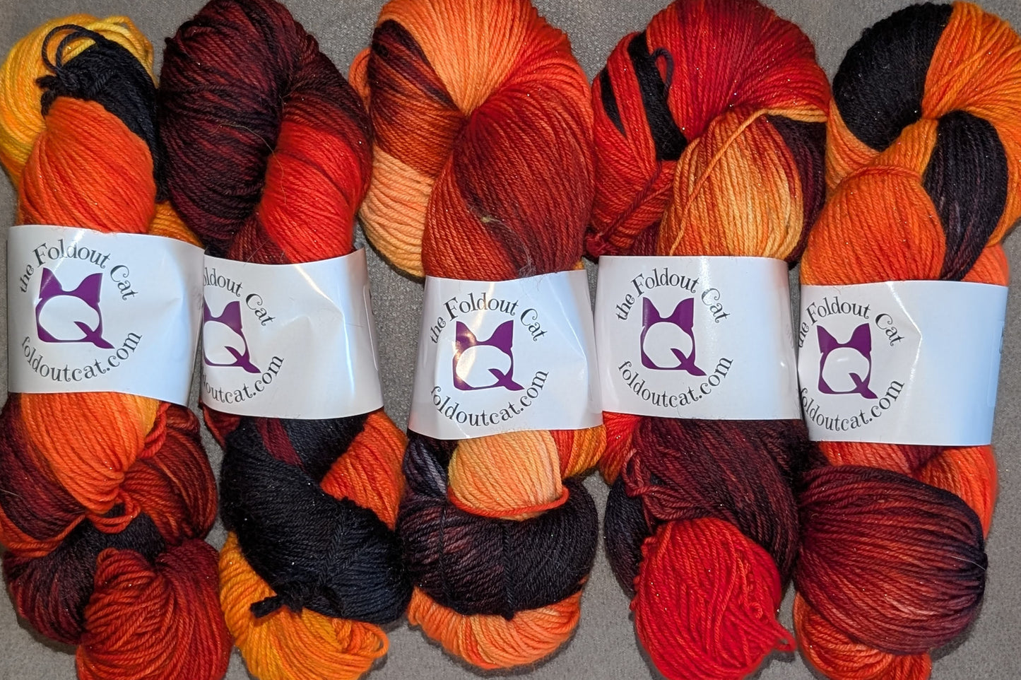 Bonfire - Yarn Littermates (DYED TO ORDER)