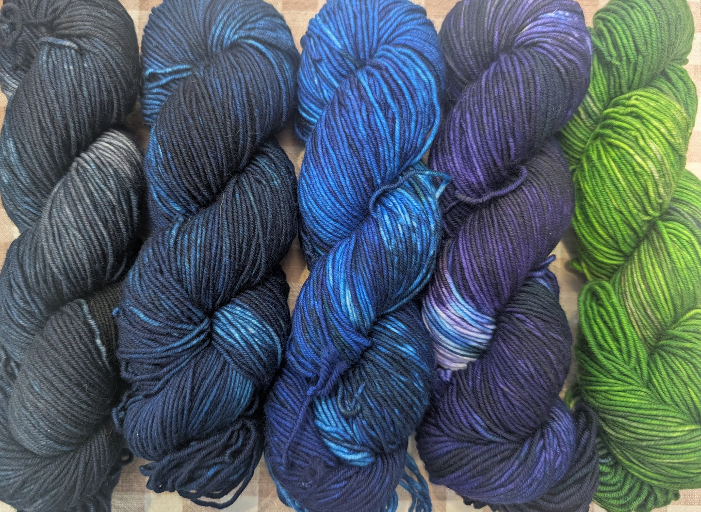 Nasty Lookin' Clouds - Yarn Littermates (DYED TO ORDER)