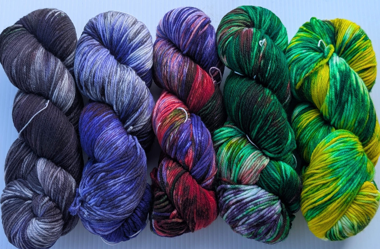 Peggy's Pansies - Yarn Littermates (RTS)