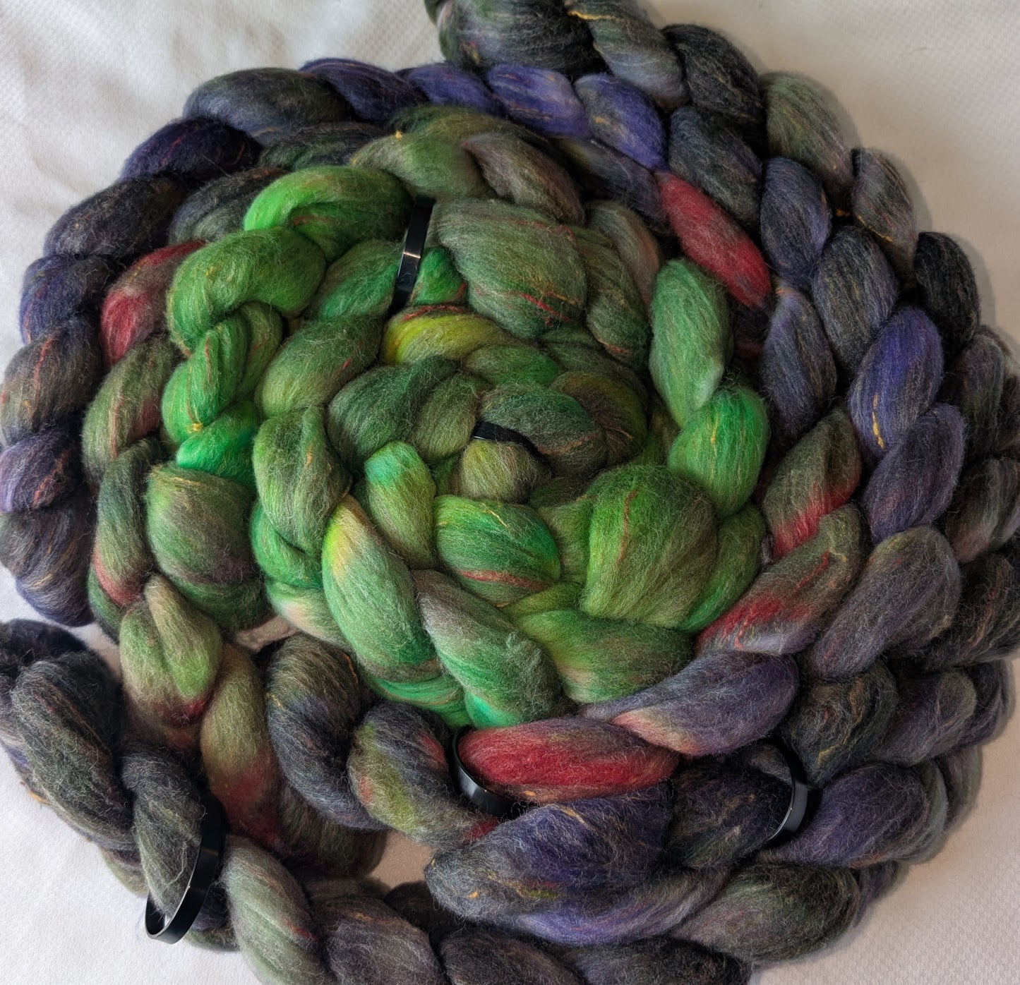 Peggy's Pansies - Fiber Littermates (DYED TO ORDER)