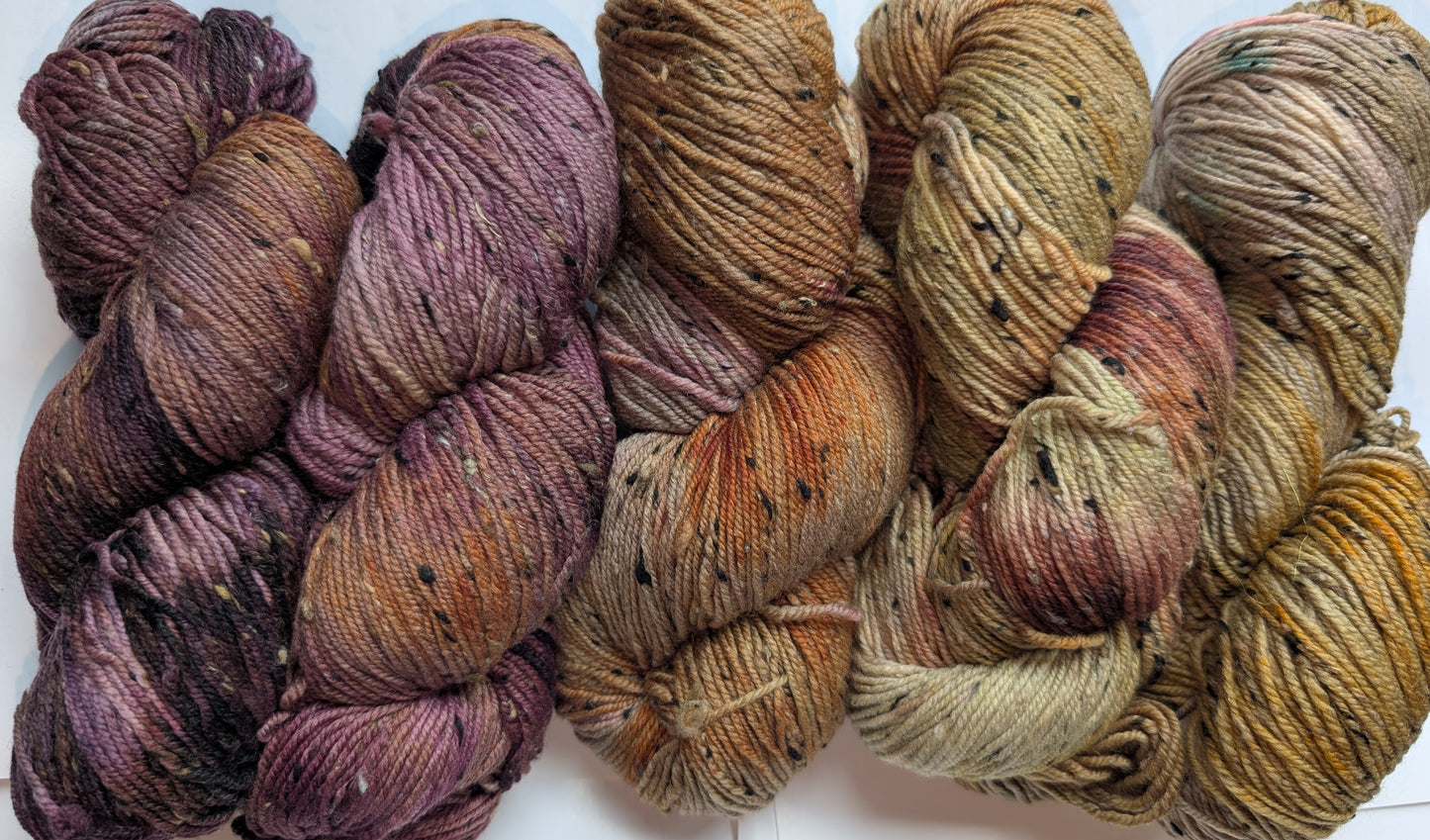 Vintner's Brew - Yarn Littermates (DYED TO ORDER)
