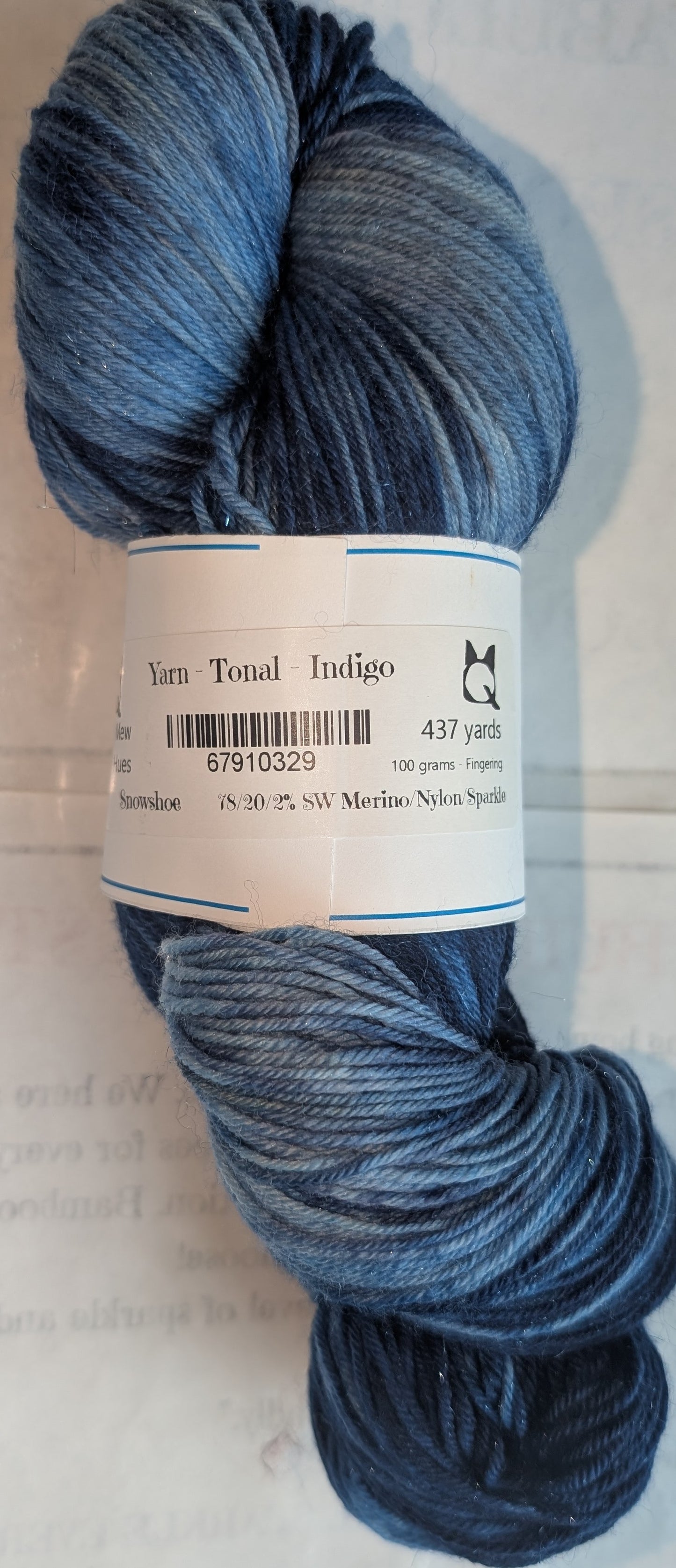 Yarn - Tonal - Indigo (RTS)