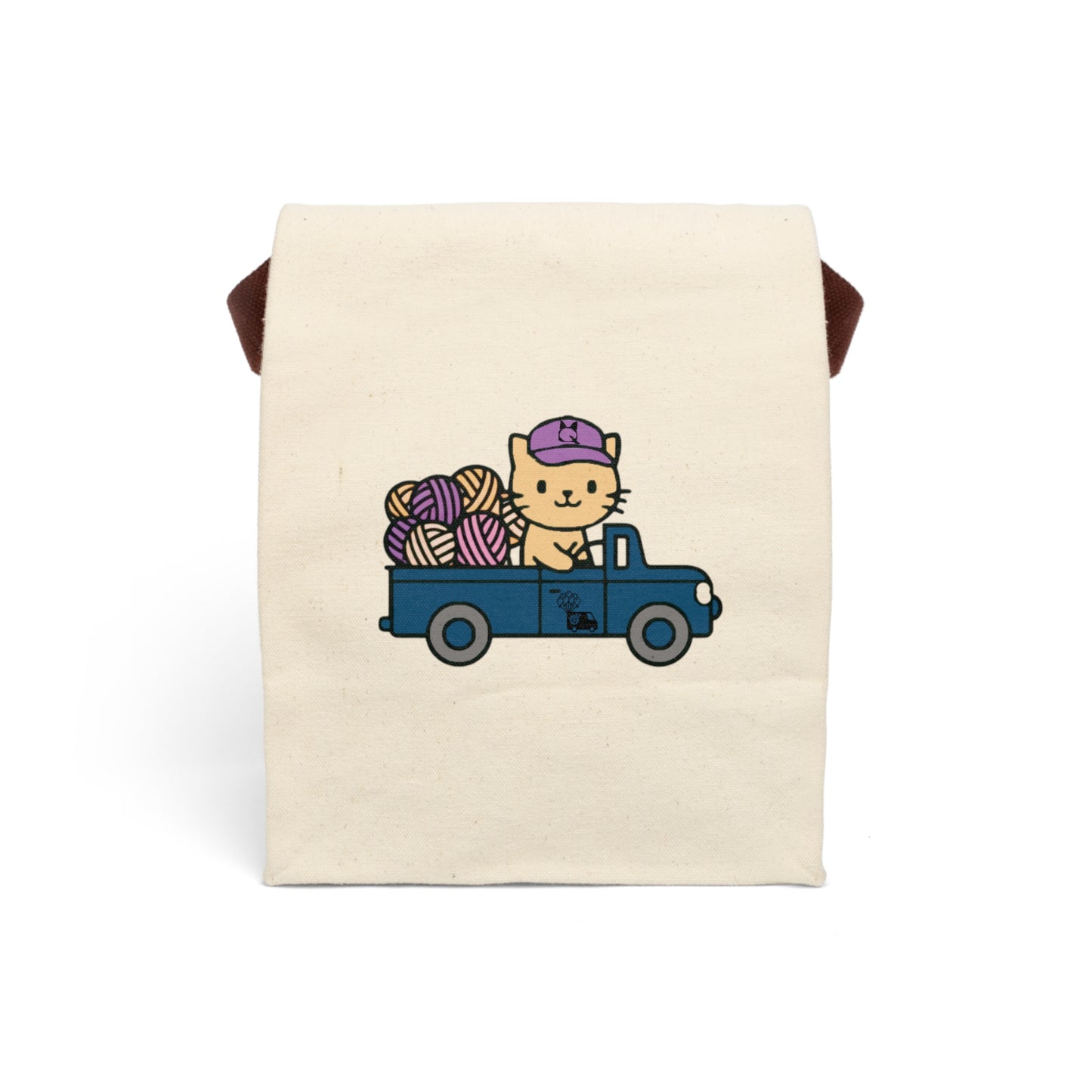 Canvas Lunch (or Yarn) Bag