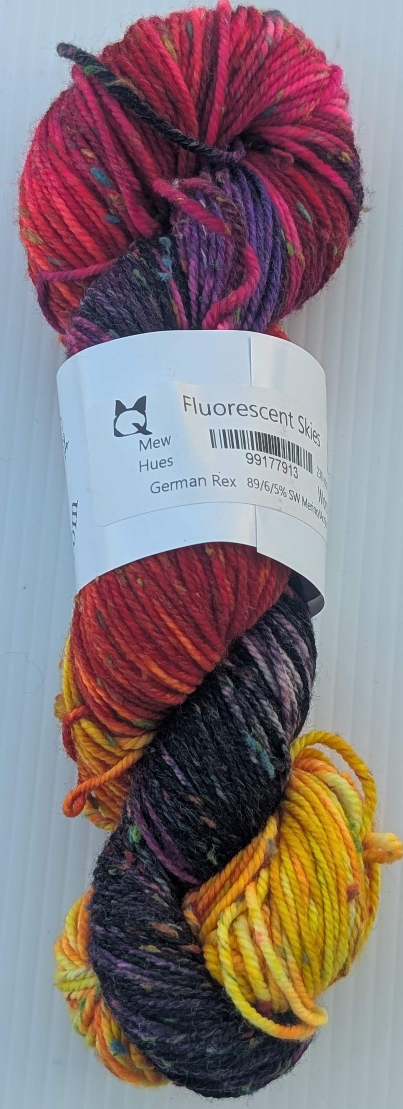 Fluorescent Skies - Yarn (DYED TO ORDER)