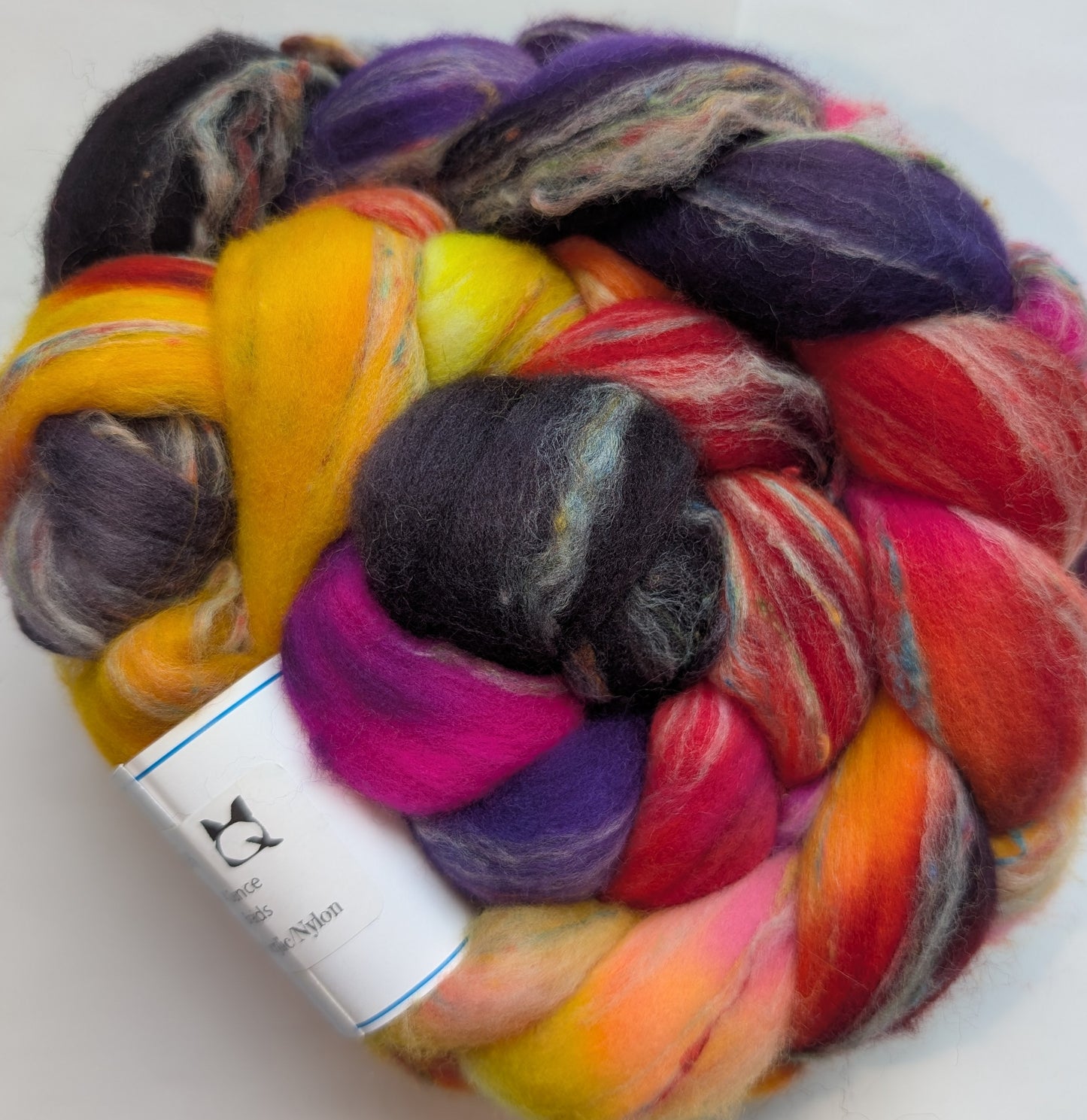 Fluorescent Skies - Fiber (DYED TO ORDER)