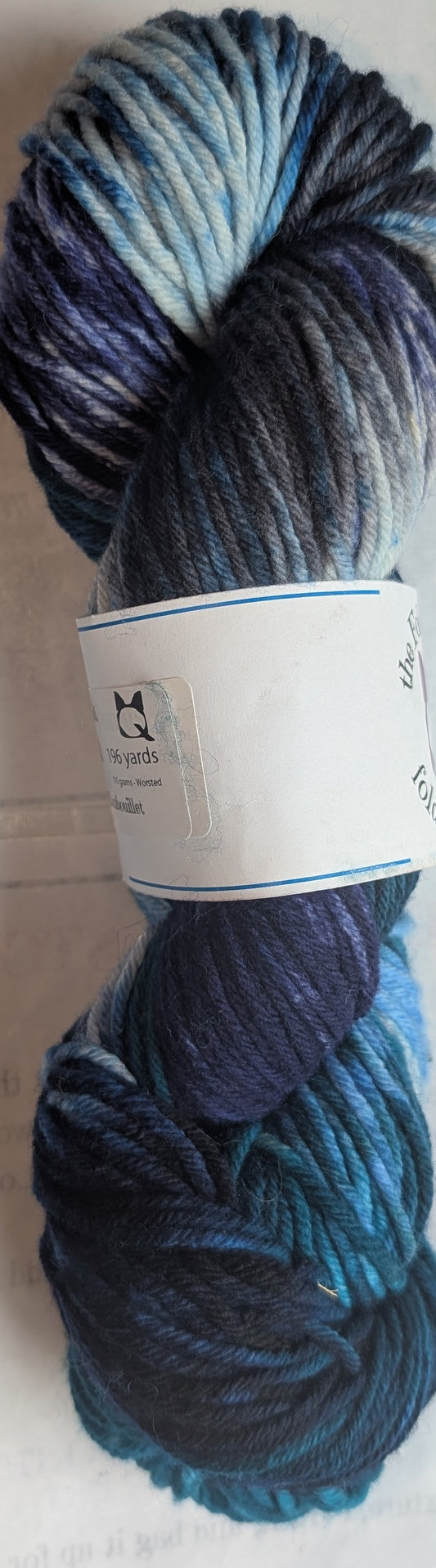 Iceberg at Night - Yarn (DYED TO ORDER)