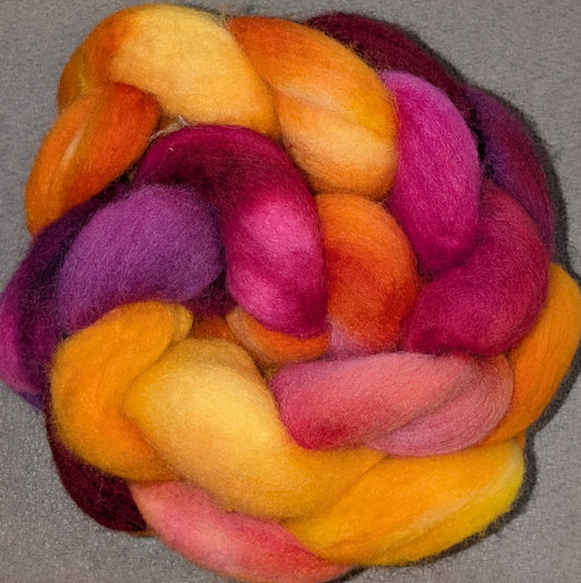 JJ's Zinnias - Fiber (DYED TO ORDER)