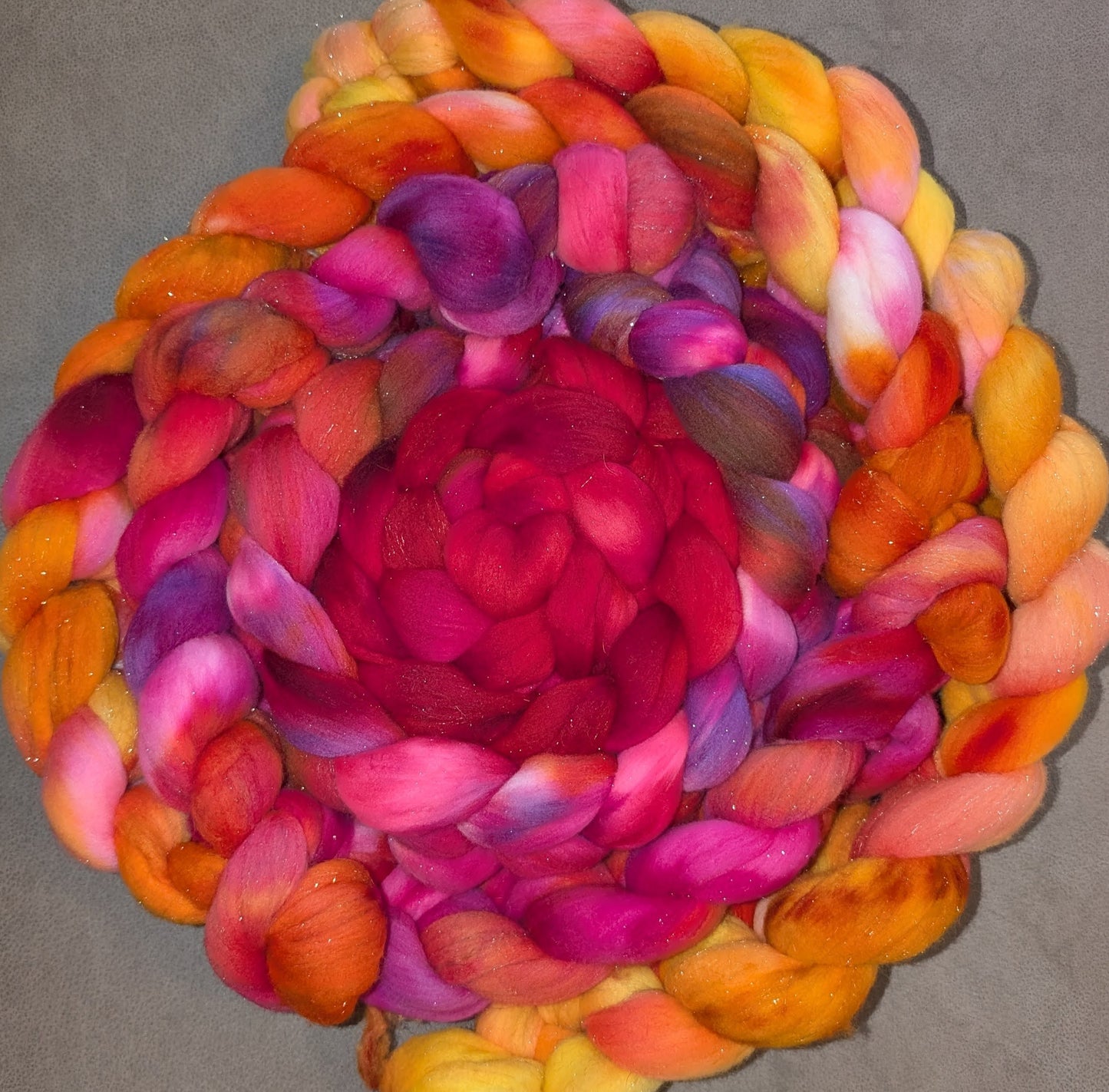 JJ's Zinnias - Fiber Littermates (DYED TO ORDER)