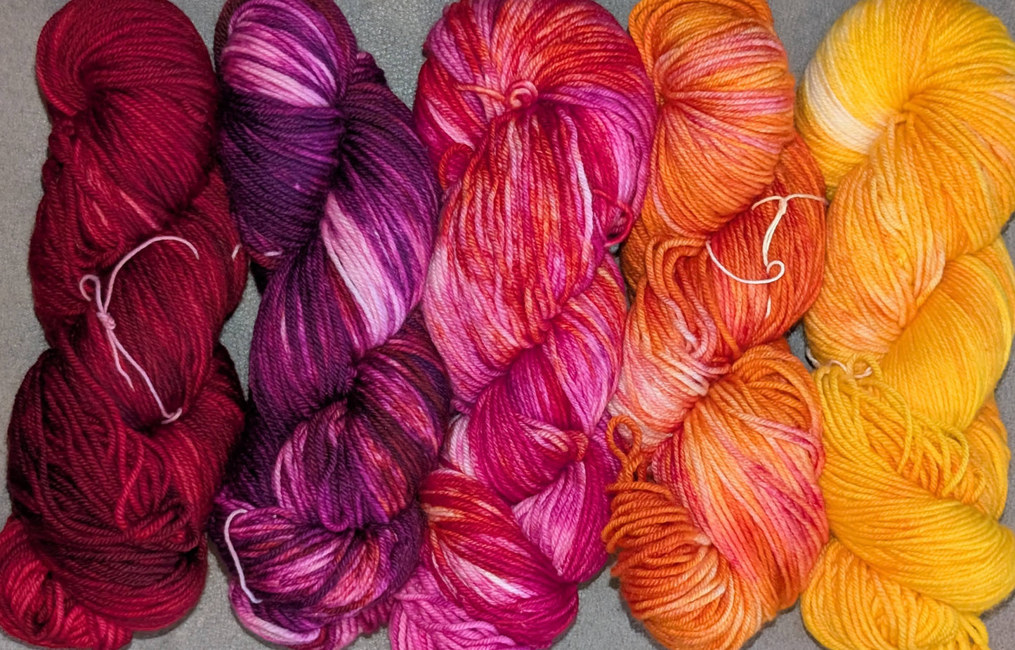 JJ's Zinnias - Yarn Littermates (RTS)
