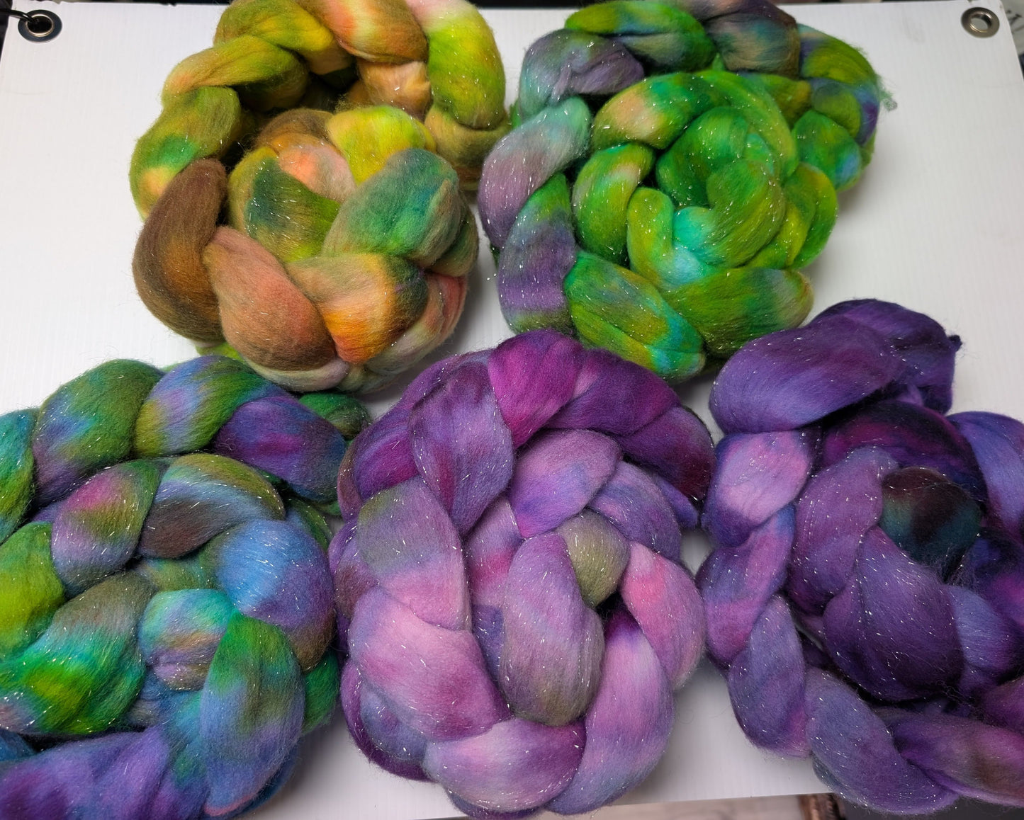 Mad Hatter's Tea Party - Fiber Littermates (DYED TO ORDER)