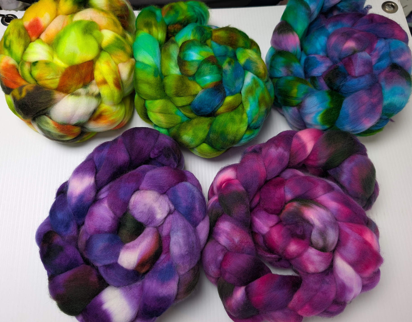 Mad Hatter's Tea Party - Fiber Littermates (DYED TO ORDER)