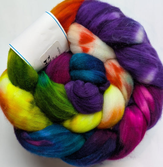 Mad Hatter's Tea Party - Fiber (DYED TO ORDER)