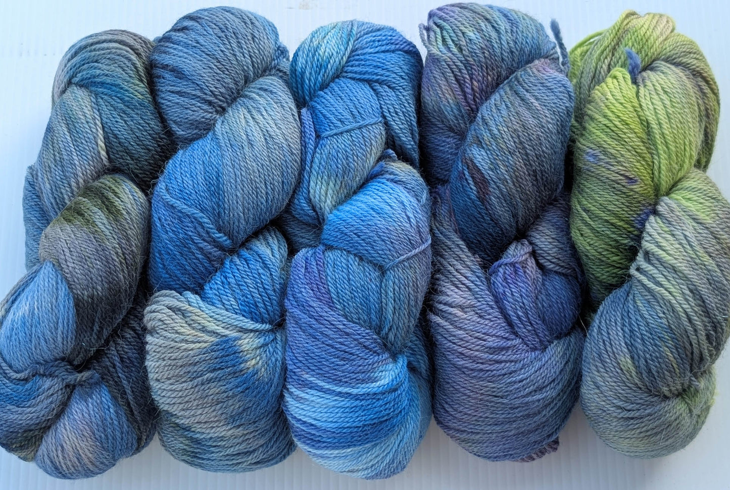 Nasty Lookin' Clouds - Yarn Littermates (DYED TO ORDER)