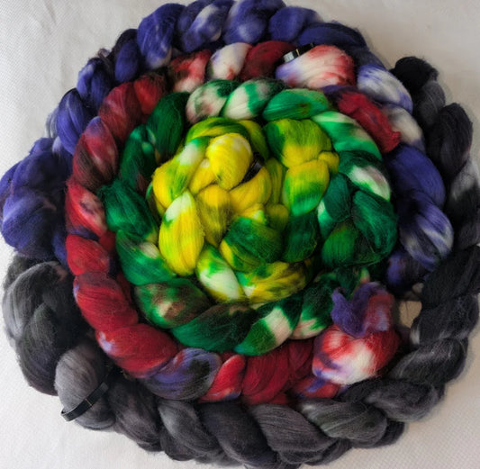 Peggy's Pansies - Fiber Littermates (DYED TO ORDER)