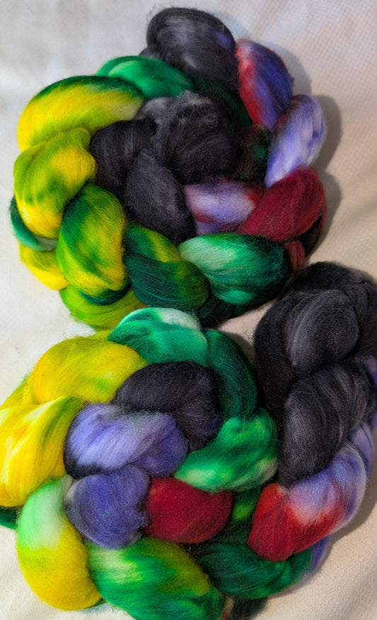 Peggy's Pansies - Fiber (DYED TO ORDER)