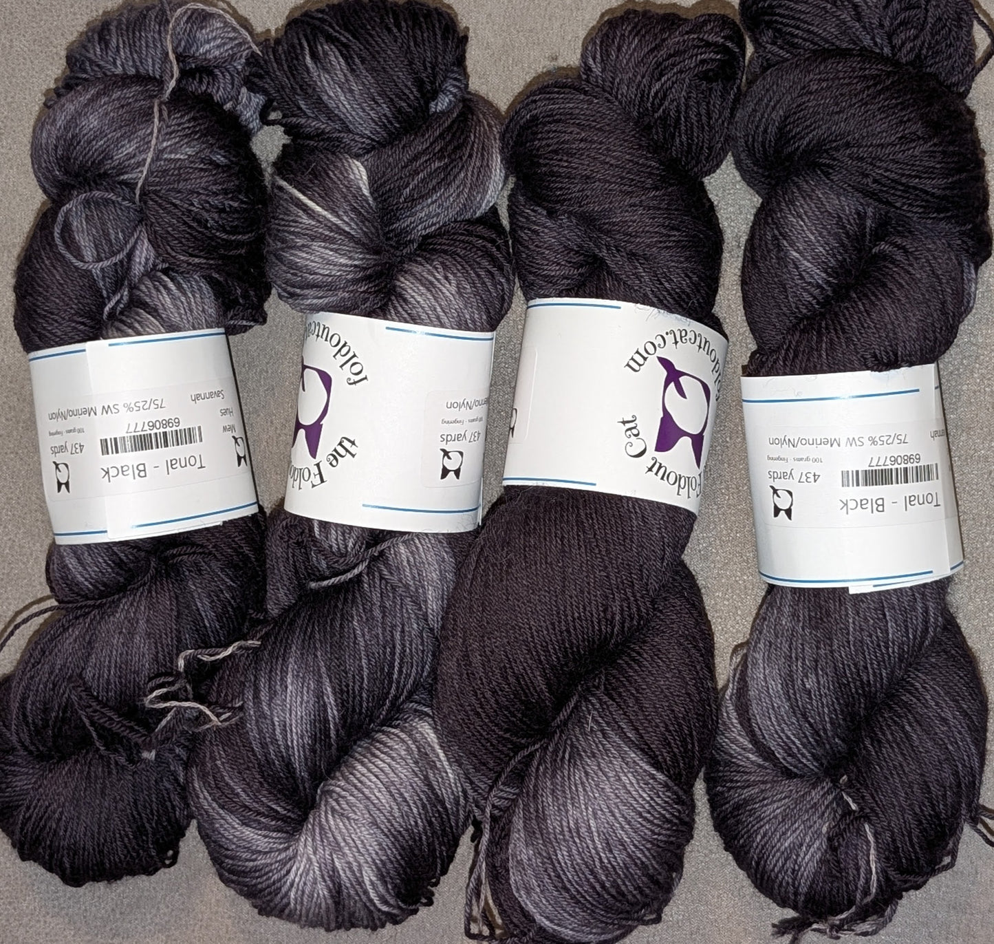 Yarn - Tonal - Black (RTS)