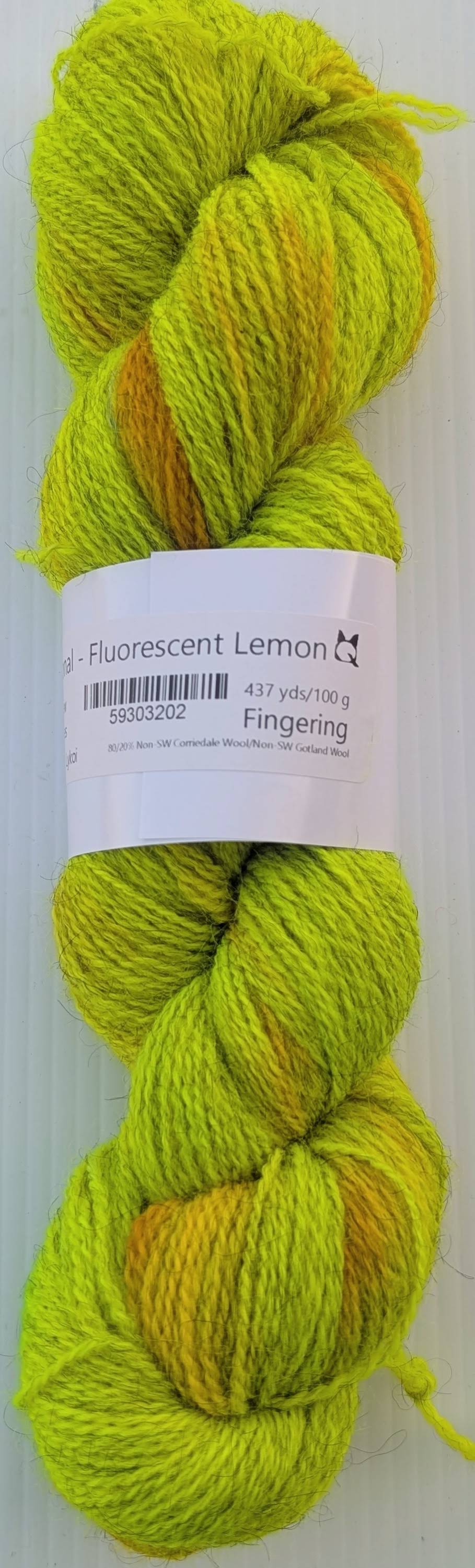 Yarn - Tonal - Fluorescent Lemon (RTS)