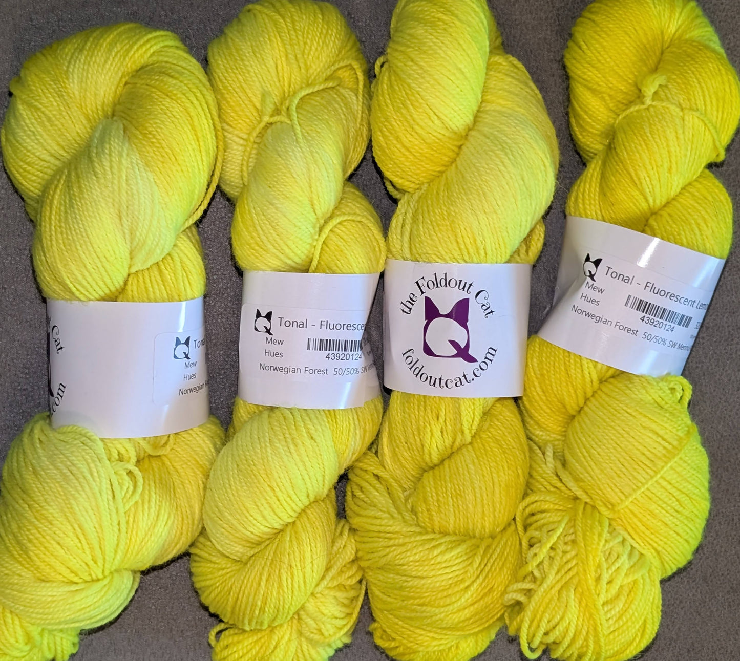 Yarn - Tonal - Fluorescent Lemon (RTS)