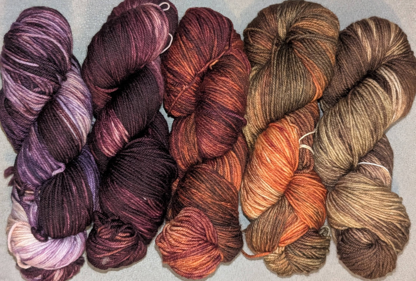 Vintner's Brew - Yarn Littermates (DYED TO ORDER)