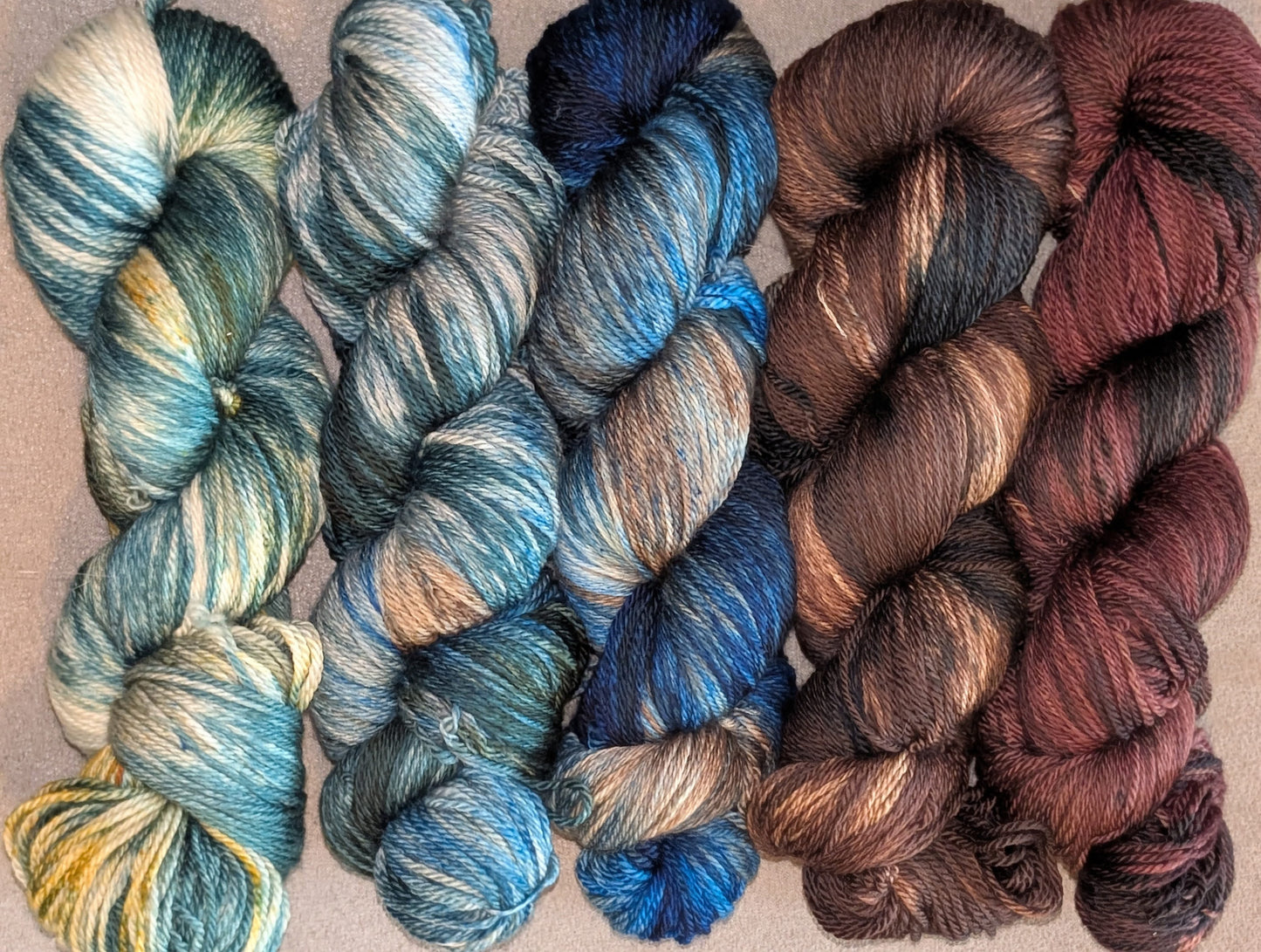 Walking the Forest - Yarn Littermates (DYED TO ORDER)