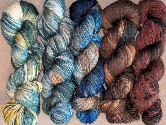 Walking the Forest - Yarn Littermates (DYED TO ORDER)