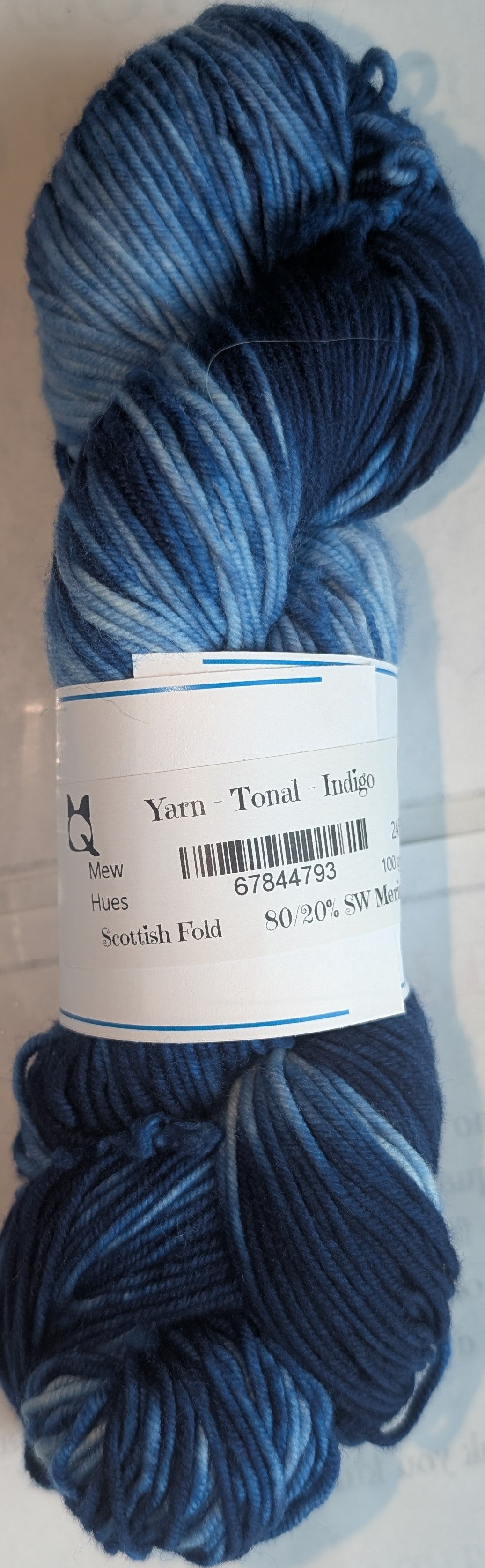 Yarn - Tonal - Indigo (RTS)