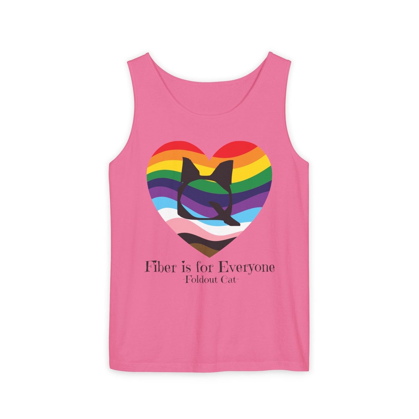 Q Cat Tank Tops