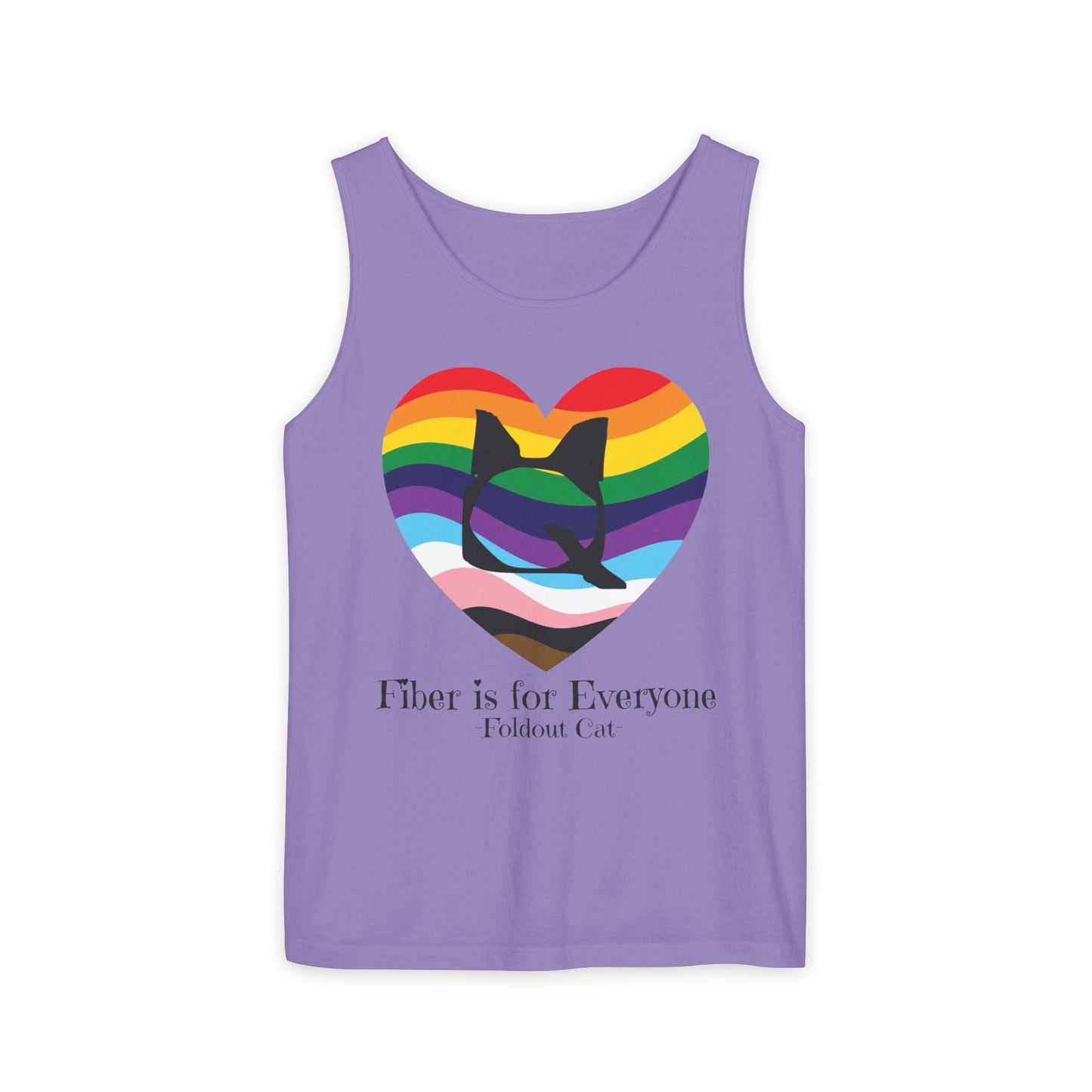 Q Cat Tank Tops
