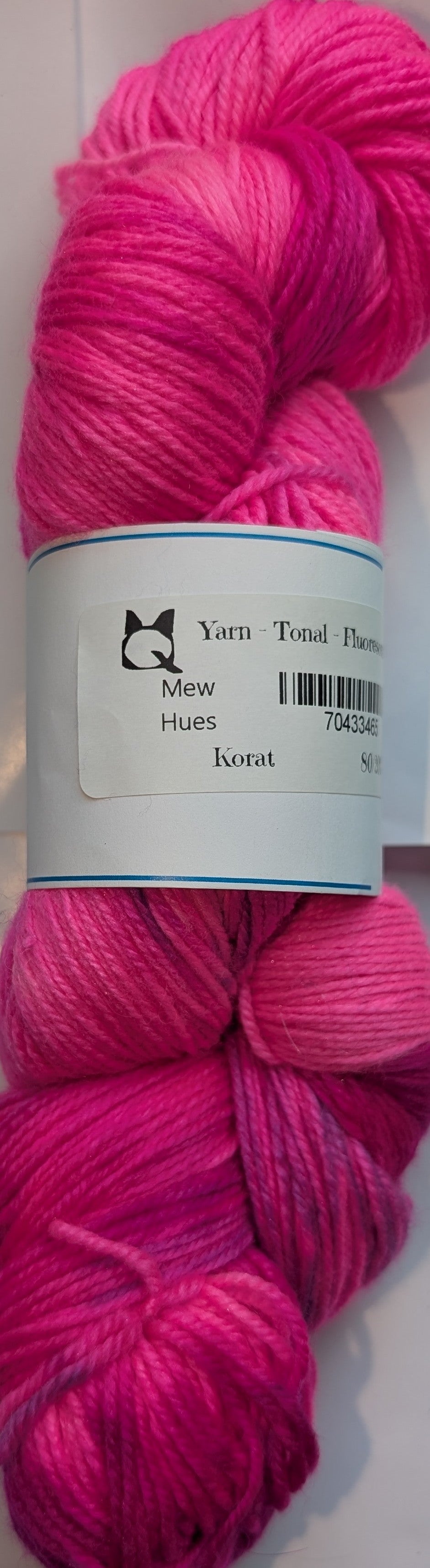 Yarn - Tonal - Fluorescent Fuschia (RTS)