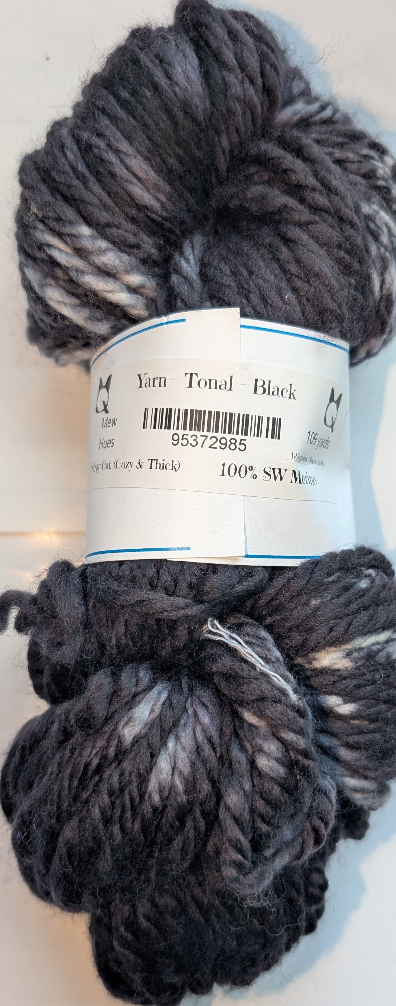 Yarn - Tonal - Black (RTS)