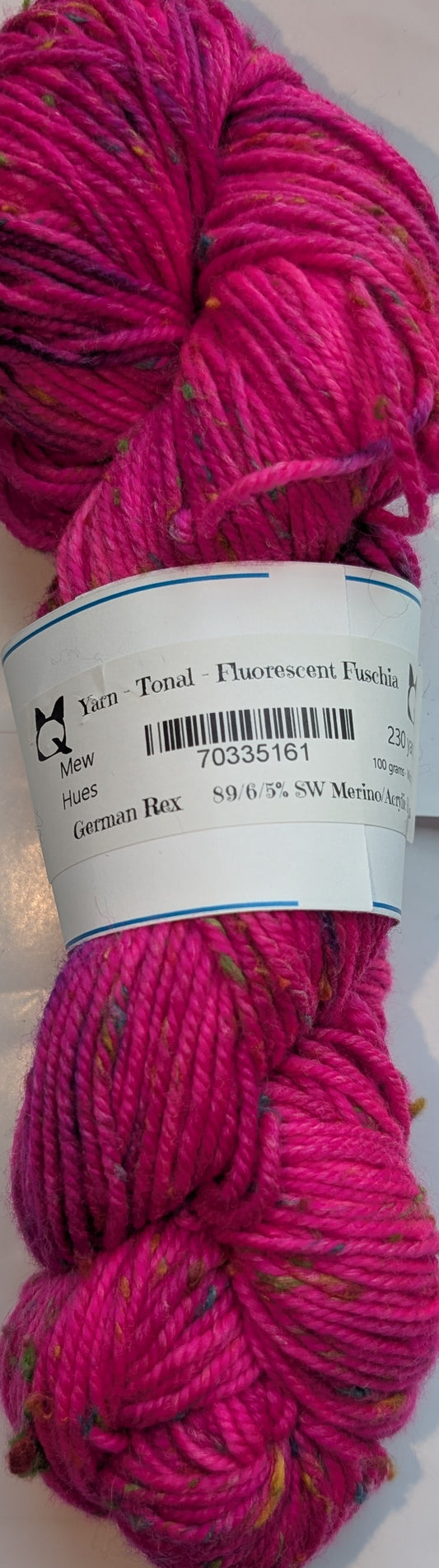 Yarn - Tonal - Fluorescent Fuschia (RTS)