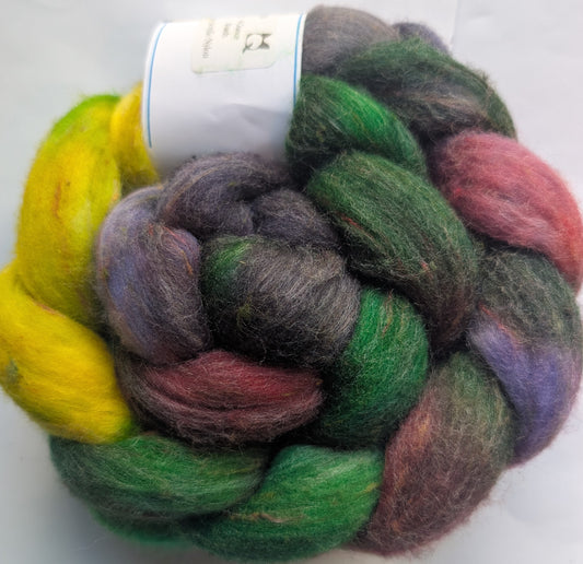 Peggy's Pansies - Fiber (DYED TO ORDER)