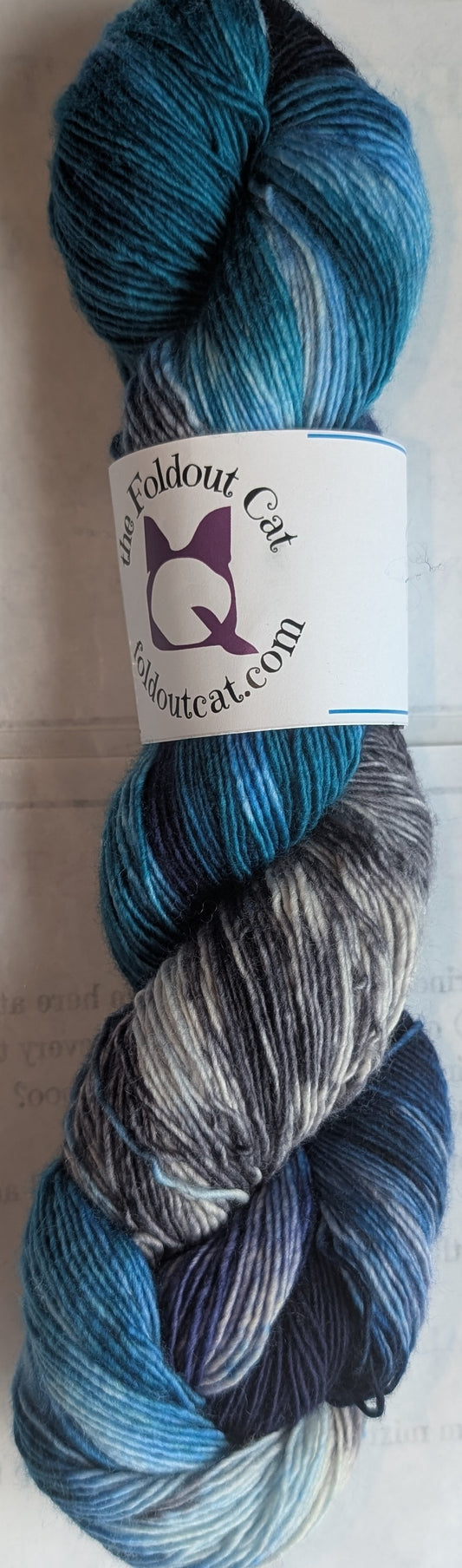 Iceberg at Night - Yarn (DYED TO ORDER)